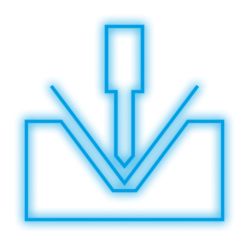 piktogramm biegen und abkanten